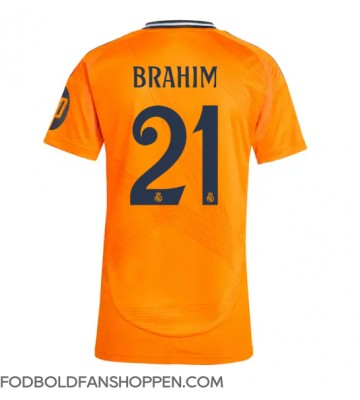 Real Madrid Brahim Diaz #21 Udebanetrøje Dame 2024-25 Kortærmet